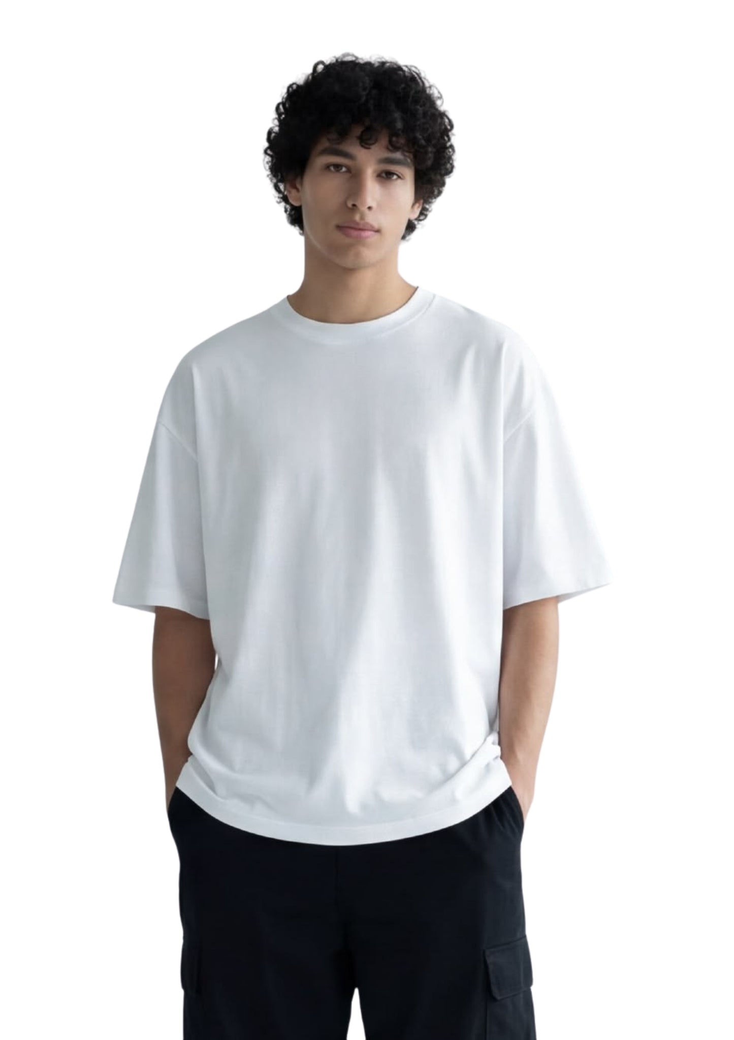 Futuristic Panther Warrior Oversized Back Print T-Shirt for Men | 100% Cotton | 220 GSM