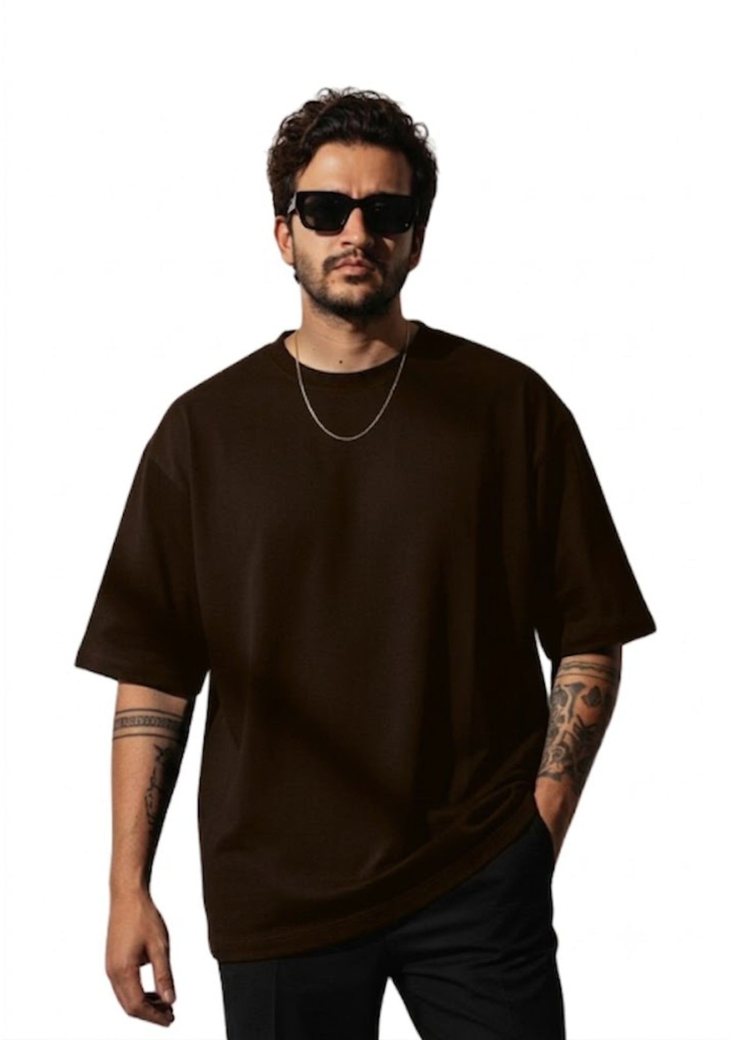 Superbike Rear View Graphic Oversized Back Print T-Shirt for Men | 100% Cotton | 220 GSM
